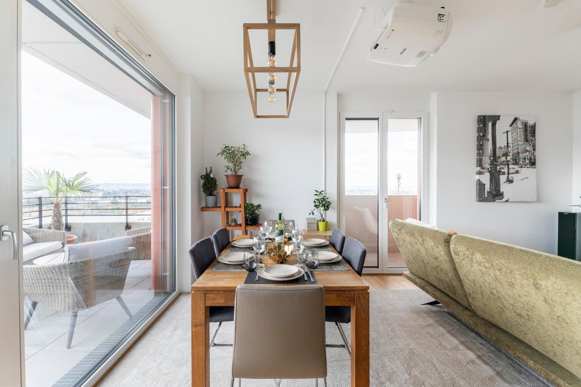 Edler Wohnraum Panoramablick 3 Sz Boxspringbetten, E-Ladestation, Kaffeevollautomat, Klima, Lift, Terrasse & 2Xtg Graz Eksteriør billede